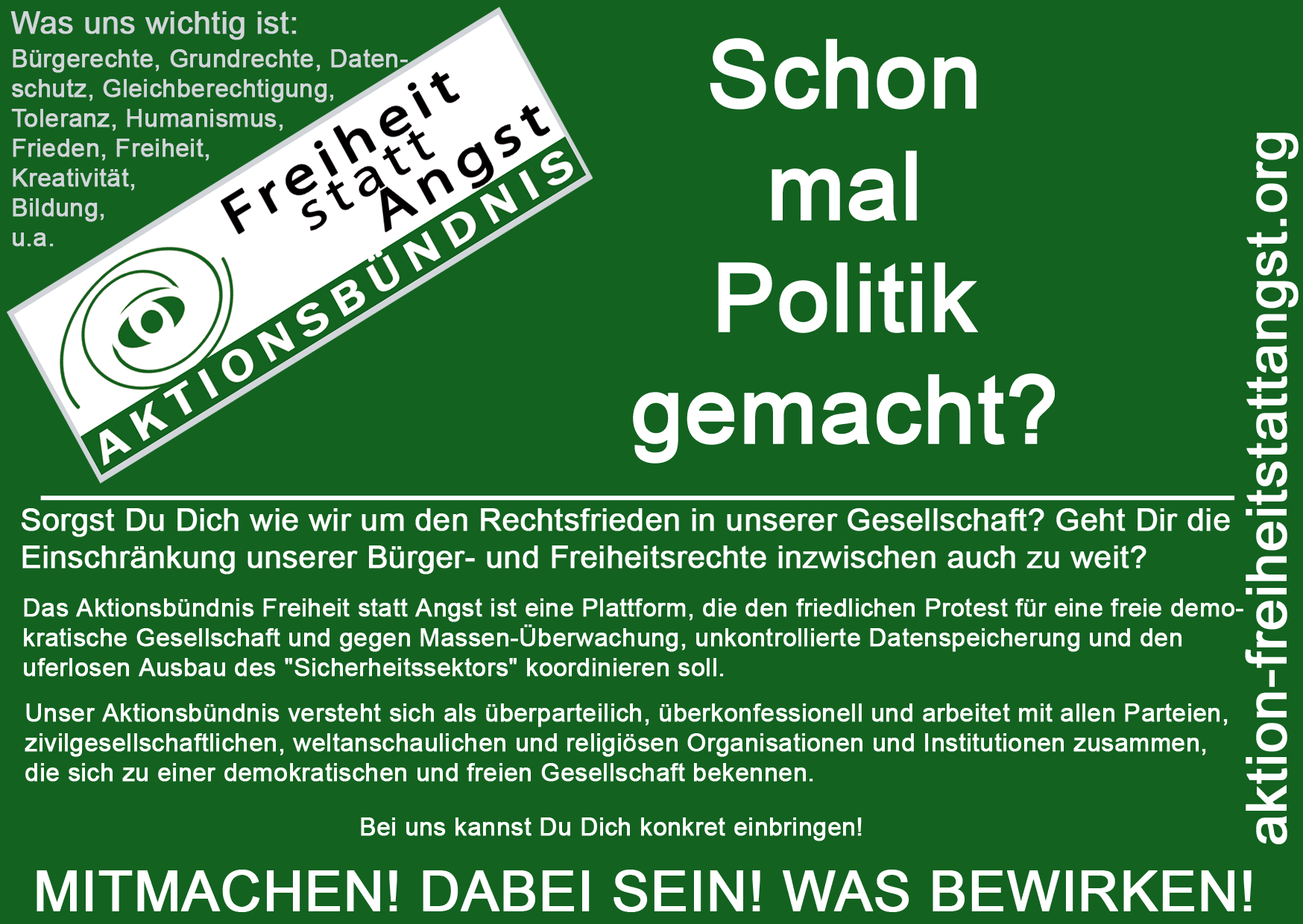 Vorschaubild Mitmach-Flyer Politik