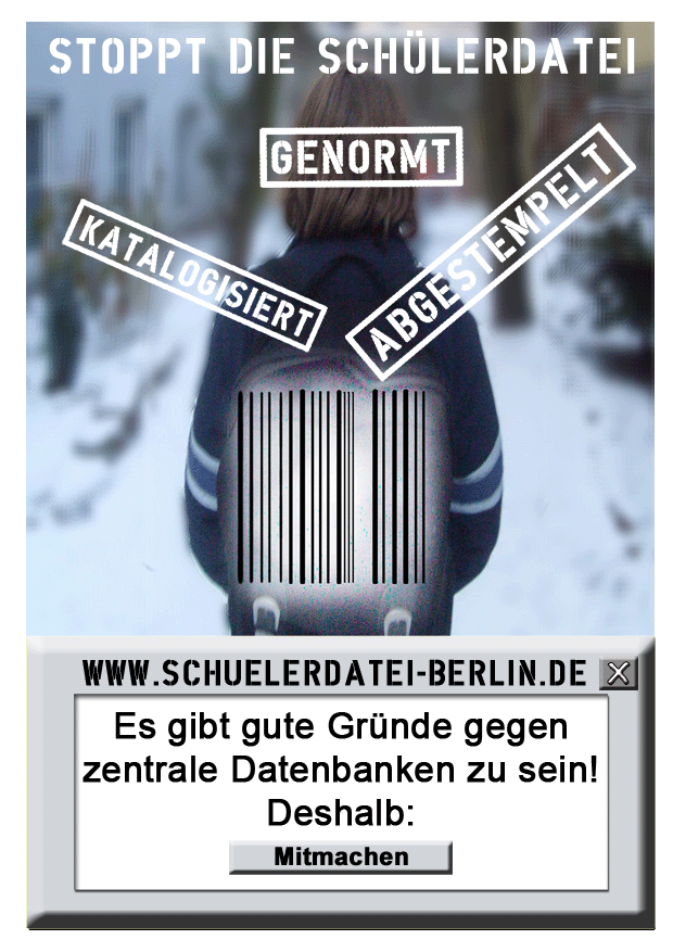 Vorschaubild Flyer zur Schülerdatei Berlin