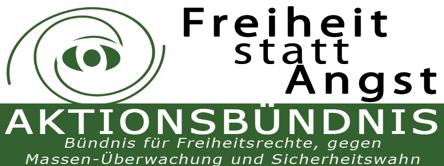 Logo Aktion Freiheit statt Angst mit Claim